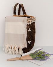 Φόρτωση εικόνας στο εργαλείο προβολής Συλλογής, beige fishbone hammam towel made of recycled cotton